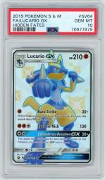 Pokemon Card Japanese - Shiny Lucario S 182/150 SM8b ULTRA SHINY- MINT- psa  10