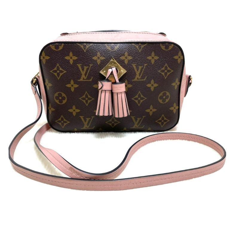 Louis Vuitton Rose Poudre Monogram Canvas Saintonge Crossbody Bag