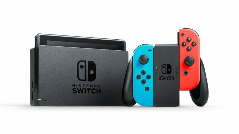 【Nintendo Switch 任天堂】電池持續時間加長版 遊戲主機 紅藍色 美國版本