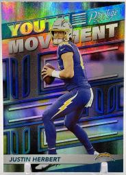 Justin Herbert Youth Movement 2022 Panini Prestige #YM-16 LA