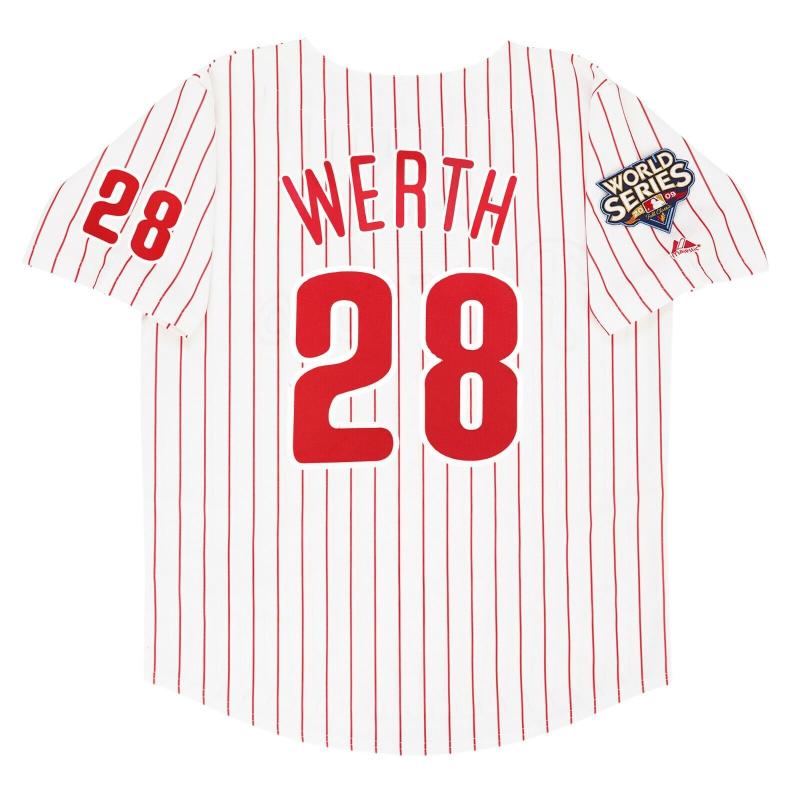 Majestic, Shirts & Tops, Jayson Werth Philadelphia Phillies Sewn Jersey