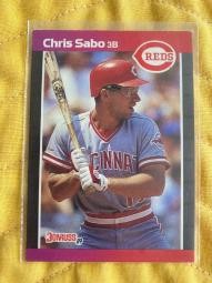 1989 Donruss #317 Chris Sabo RC - NM-MT+