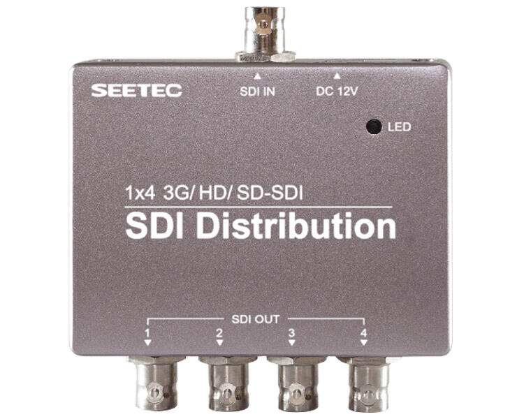 乙巧＞ SEETEC SDI-124 視瑞特3G_HD_SD-SDI 訊號分配器一進四出1080P