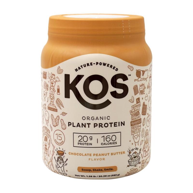 [KOS] 有機植物蛋白巧克力花生醬 15 份 1.28 磅