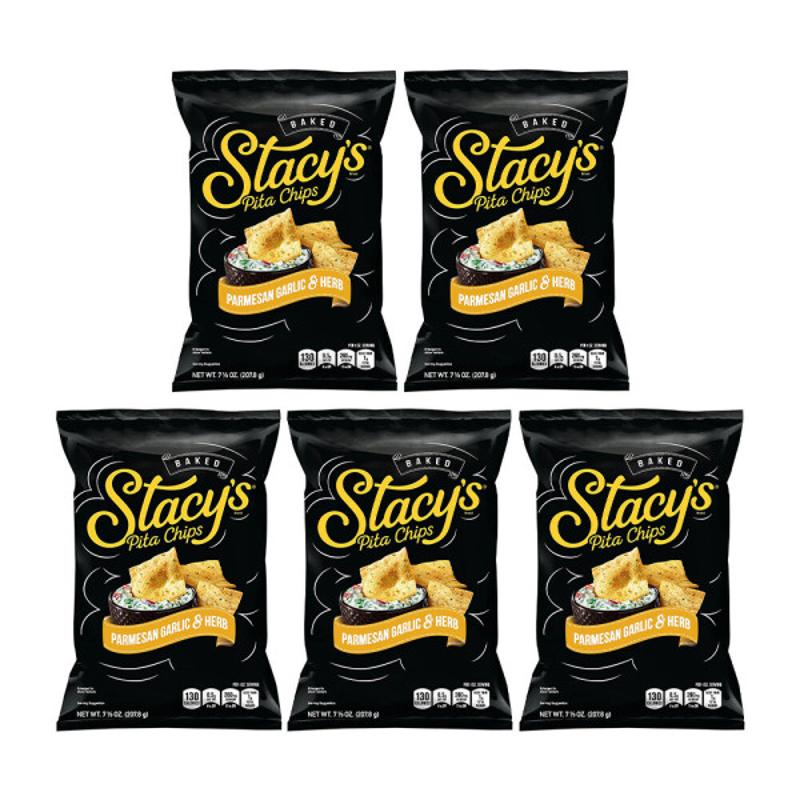 [Stacy's] 5 入- Pita Chips 薯片帕瑪森大蒜香料 7.33 oz