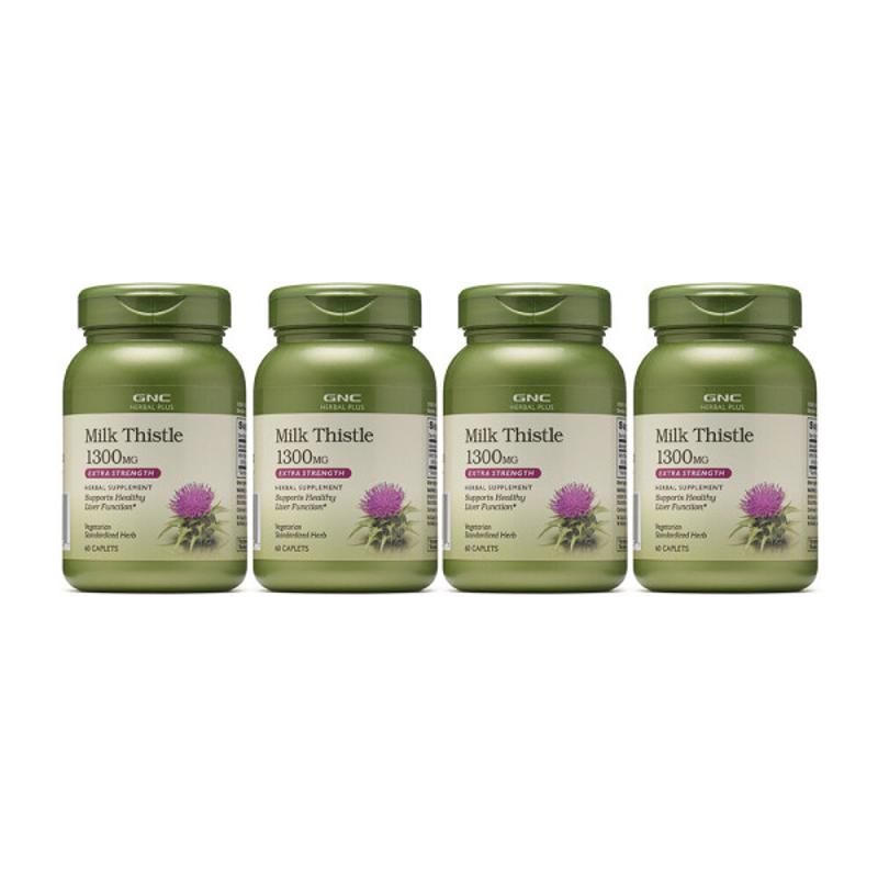  GNC Herbal Plus Milk Thistle 1300mg 60 4 PChomeUSA 