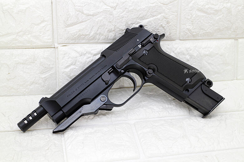 武SHOW KWA KSC M93R II 手槍瓦斯槍+ 12KG瓦斯+ 奶瓶+ 槍套( GBB槍模型