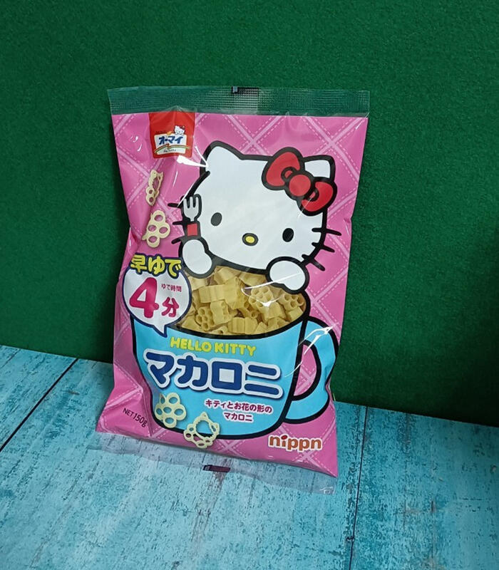 露天市集|　全台最大的網路購物市集　日本製粉Hello　通心粉通心麵120g　Kitty　Nippn