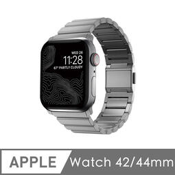 【PChome 24h購物】NOMAD 全球限量 Apple Watch 鈦金屬錶帶2021新款-44/42mm (銀)