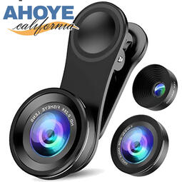 3 in 1 Camera Lens Kit 180° Fisheye Lens Samsung 0.36X Wide Angle Lens Other Smartphones AMIR Phone Camera Lens Clip-On 3 IN 1 Professional HD Cell Phone Lens for iPhone 7 / 7 PLUS / 6 25X Macro Lens 