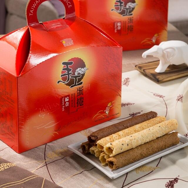 【PChome 24h購物】福義軒 綜合手工蛋捲禮盒 490g