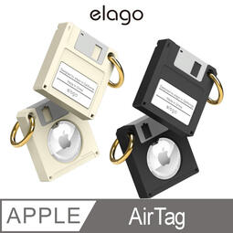 【PChome 24h購物】【elago】AirTag 磁碟片保護套(附鑰匙扣)
