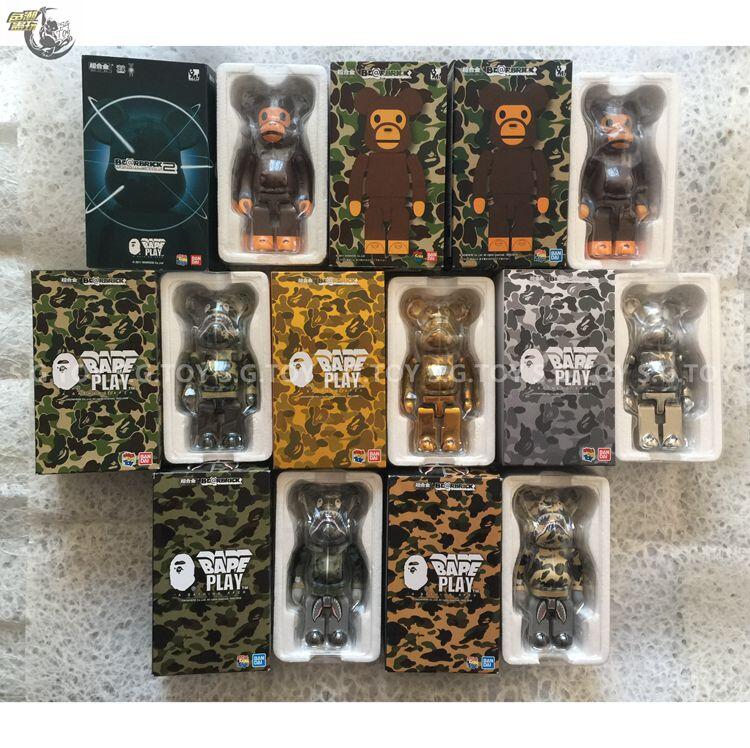 秀秀】BEARBRICK 200% BAPE MILO SHARK 超合金7款合輯迷彩BE@RBRICK