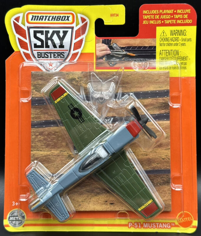 78停機坪- Matchbox P-51 Mustang 野馬戰鬥機捍衛戰士Top Gun螺旋槳