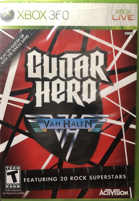 XBOX 360 吉他英雄范海倫合唱團Guitar Hero Van Halen 全新| 露天市集