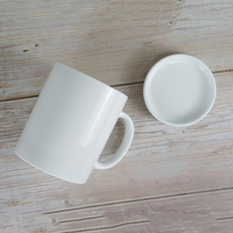ZERO原點居家MIT台灣製造純白大馬克杯帶蓋馬克杯牛奶杯大水杯陶瓷杯 
