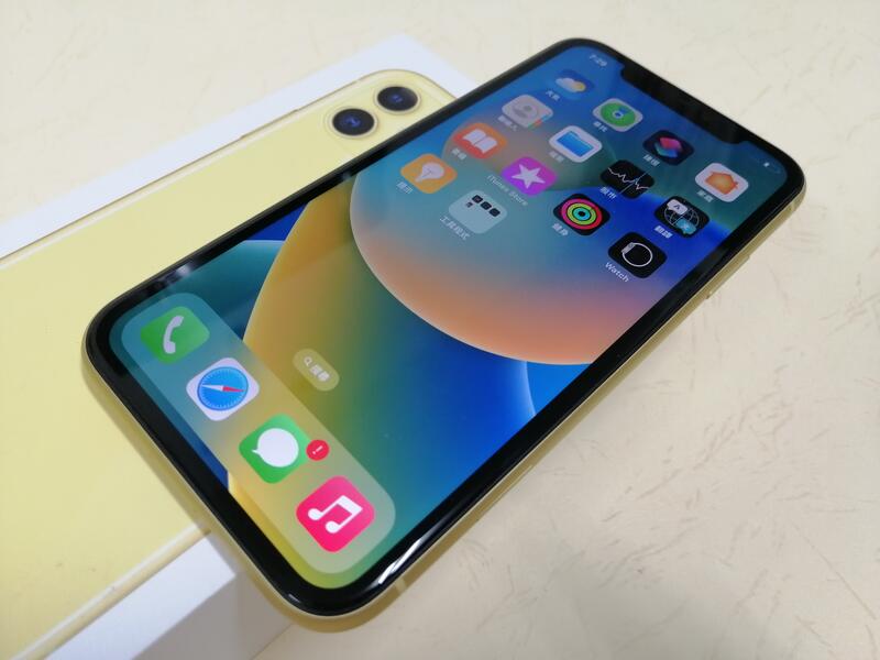 蘋果Apple iPhone 11 黃256G 電池健康度100% 完整盒裝《二手美品》9.8