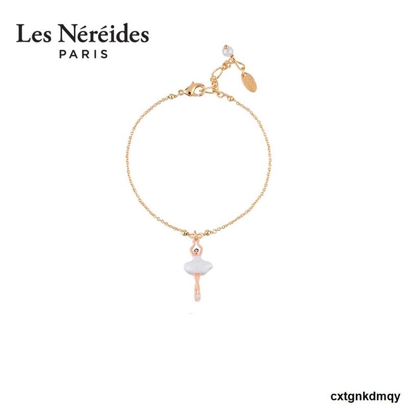 Les Nereides芭蕾女孩迷你系列琺琅手鏈 ins設計時尚感 送女友