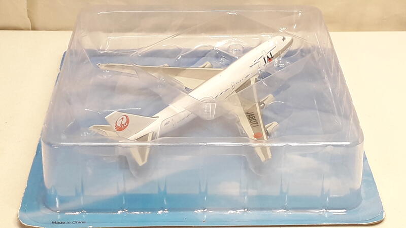 中古良品]DeAGOSTINI JAL 旅客機1/400 波音747-400 JA8071 金屬模型