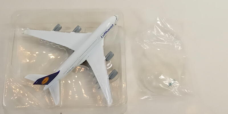 中古良品] SCHABAK 1/600 Lufthansa 漢莎航空Airbus A380-800 金屬模型