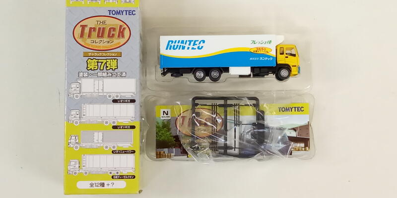 [中古良品] Tomytec The Truck Collection 第7彈 RUNTEC 冷藏貨櫃