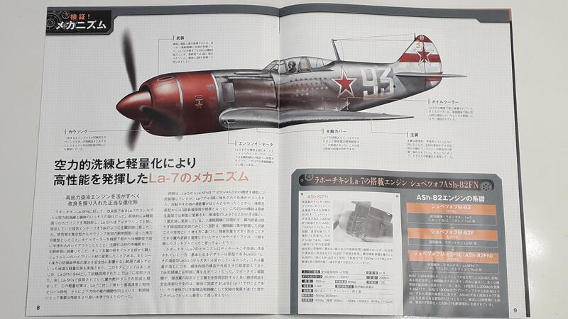 No.80 La-7 ラボーチキン 第二次世界大戦 傑作機コレクション