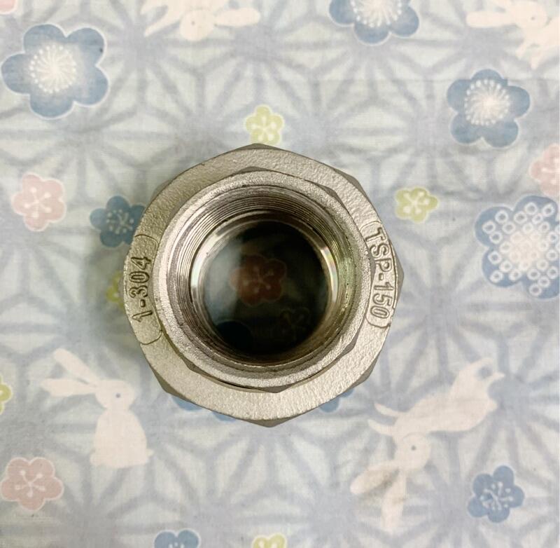 不鏽鋼 白鐵 由任 由令 雙內牙 活接頭 1/2”、3/4”、1”、1-1/4”、1-1/2”、2” 另可加購由任皮 | 露天市集 | 全台最 ...