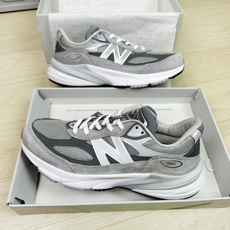 現貨iShoes正品New Balance 990 男鞋元祖灰美製V6 復古慢跑休閒鞋M990GL6 D | 露天市集| 全台最大的網路購物市集