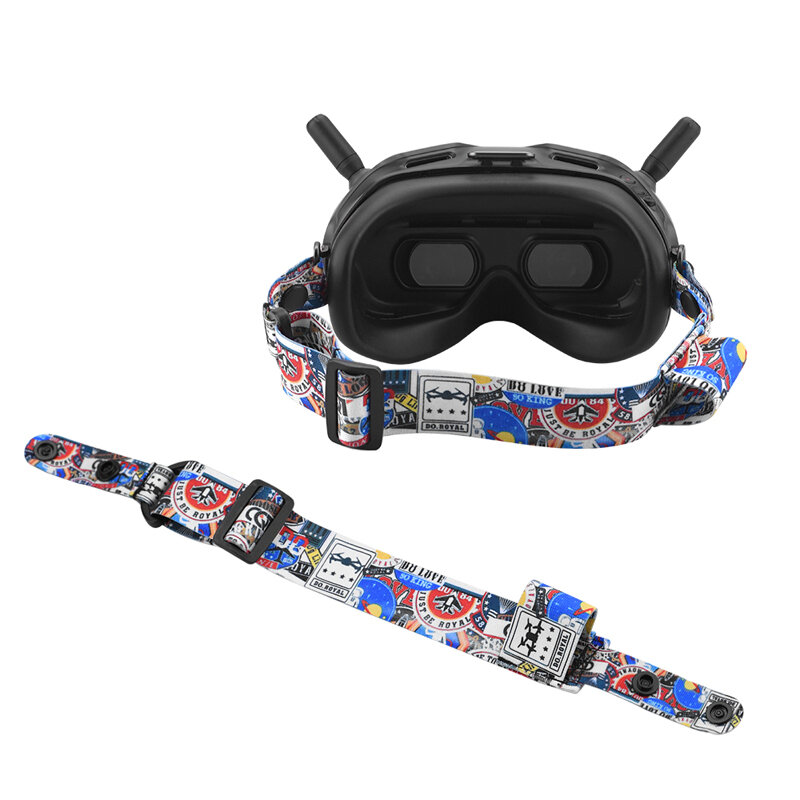 【客之坊】適用于大疆FPV 飛行眼鏡頭帶 穿越機V2眼鏡海綿面罩墊配件
