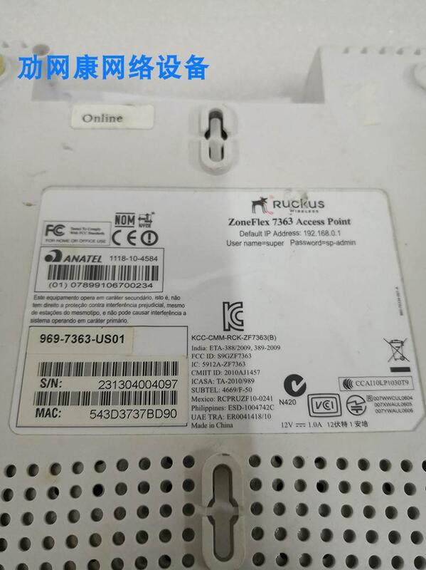 【柒字優選】二手 Ruckus7363 雙頻無線吸頂式AP室內無線WIFI覆蓋 帶機150 | 露天市集 | 全台最大的網路購物市集