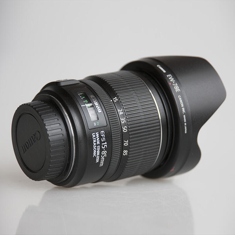 露天推薦 Canon佳能EF-S15-85mm f3.5-5.6 IS USM自動變焦防抖廣角鏡頭二手