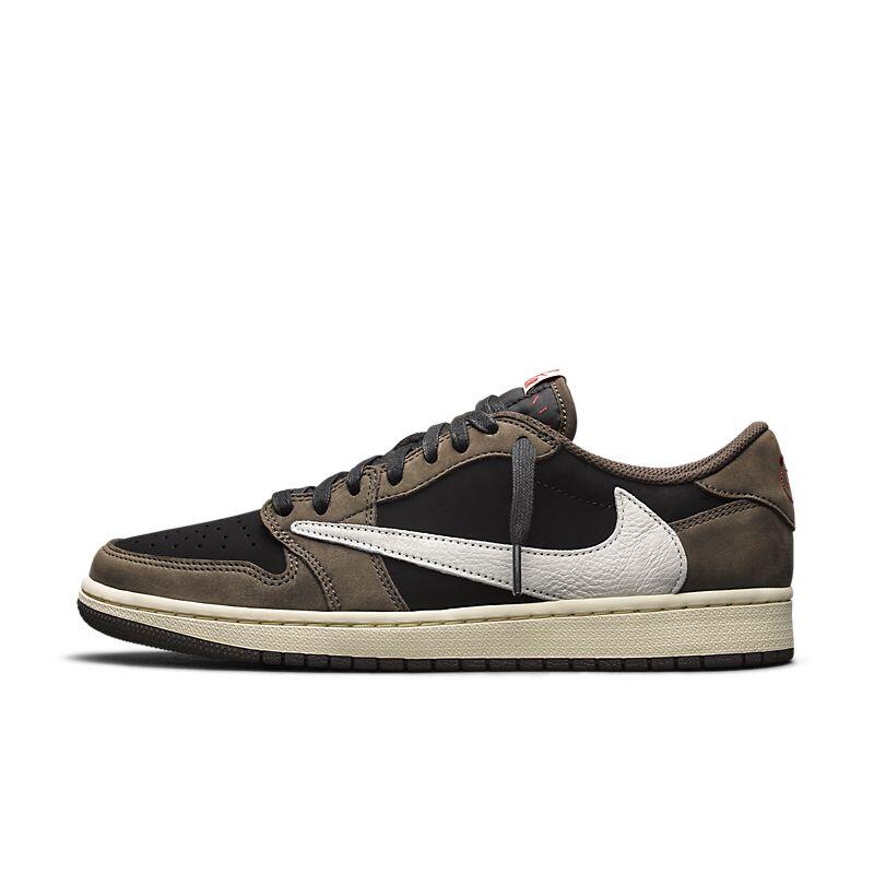 Nike Air Jordan 1 Low AJ1 X Travis Scott 低筒運動鞋籃球鞋男女鞋倒