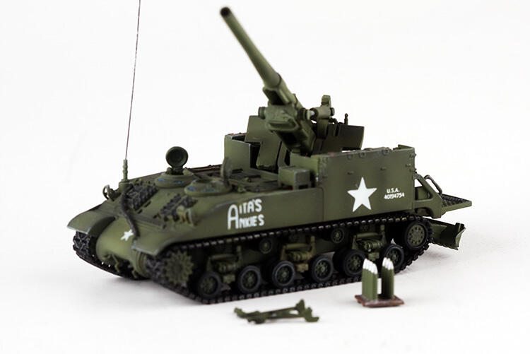 緣來】PMA 美國M40長腳湯姆155毫米自行榴彈炮坦克朝鮮戰爭完成品模型 