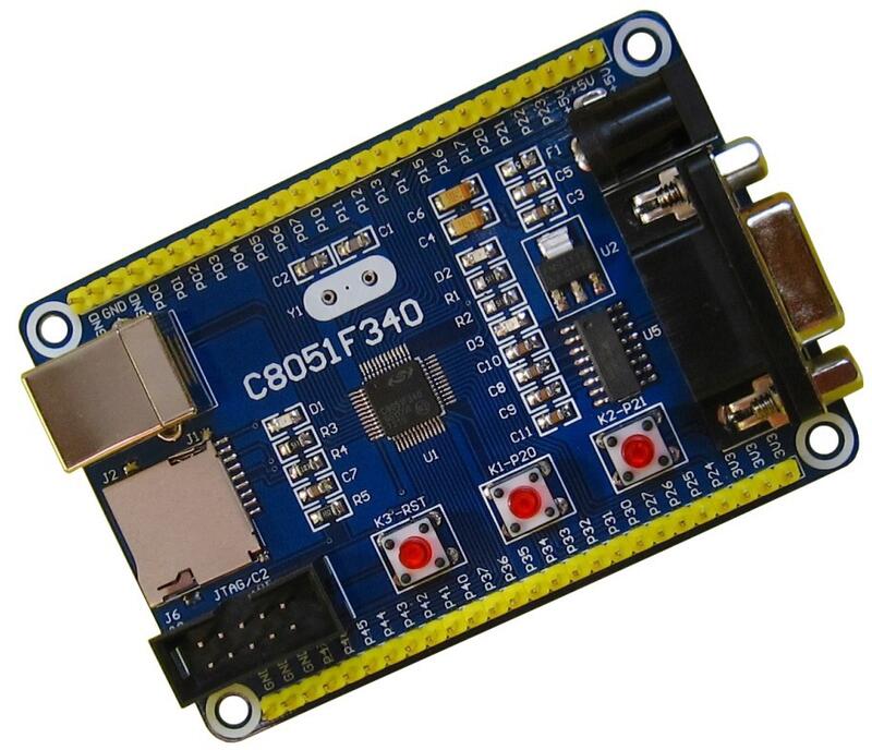 【緣來】C8051F340開發板 學習板 最小系統 C8051F新華龍單片機開發板