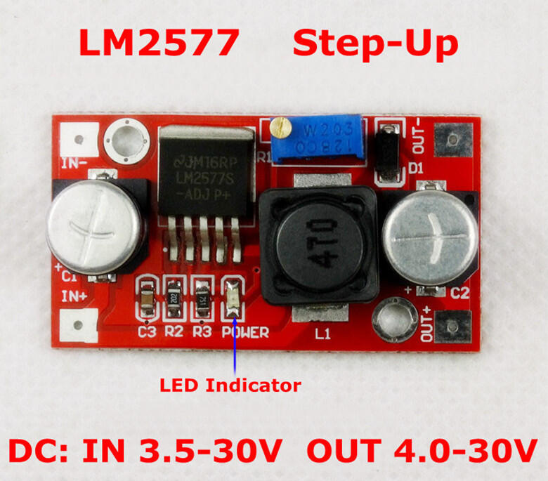 【緣來】LM2577 DC-DC Adjustable Step-Up Power Supply Module