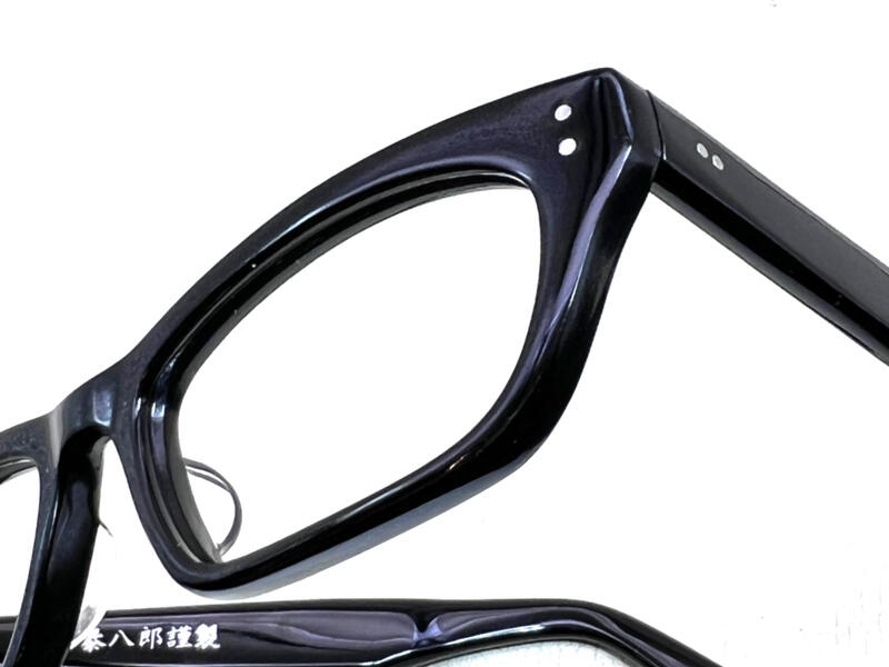 本閣】泰八郎謹製Exclusive II日本賽璐珞手工光學眼鏡框黑色粗厚方框五
