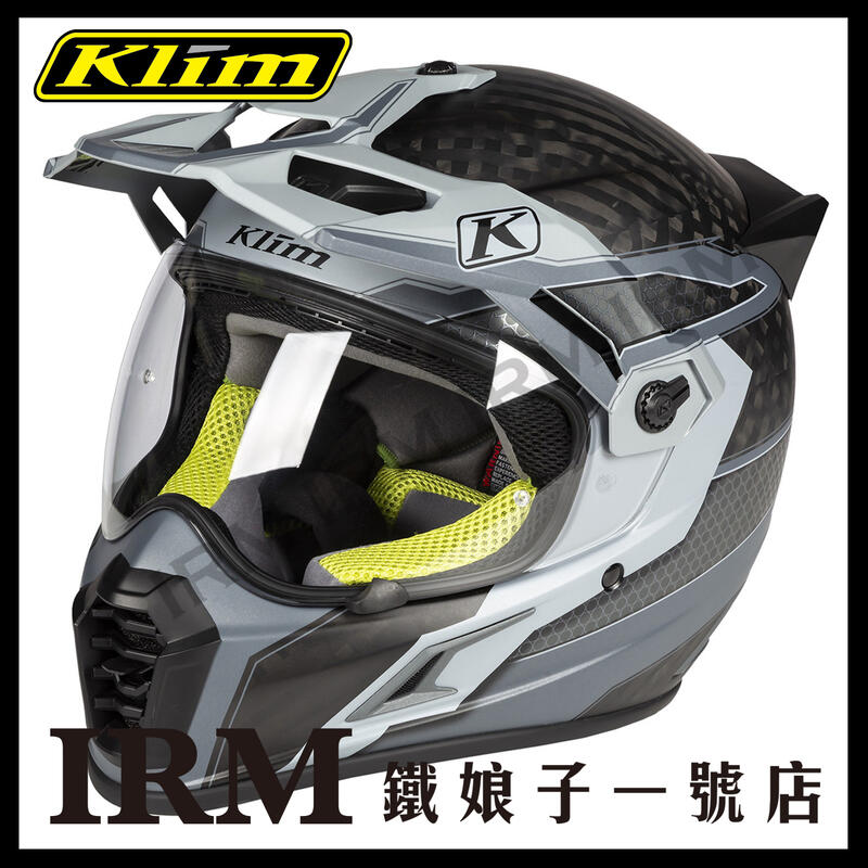 【鐵娘子一號店】美國 KLIM KRIOS PRO 鳥帽 越野 碳纖維 安全帽 四季 ARSENAL GRAY 灰 | 露天市集 | 全台最大 ...