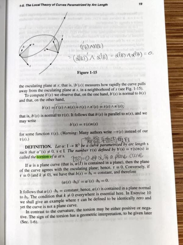 Differential Geometry of Curves and Surfaces/Carmo/2016/輕微劃記 露天市集 全