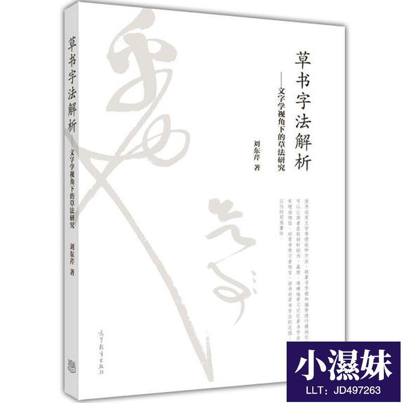 草書字法解析文字學視角下的草法研究劉東芹高等教育出版社書法