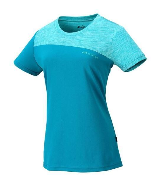 【FIT 維特】女透氣排汗抗UV快乾短袖上衣MS2107 抗紫外線/排汗衣/工作衣/登山衣/涼感衣/野雁戶外