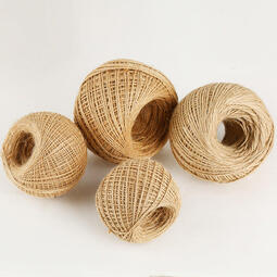 Jute Rope 1/4 Inch 100 ft 6mm Thick Natural Clothesline 1/4 Inch x