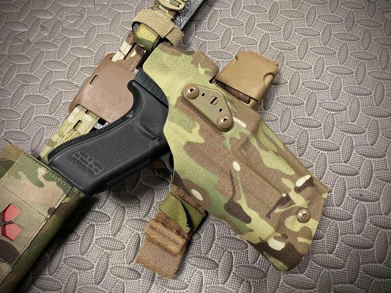 ✪義勇兵生存遊戲專賣- 6354DO風格 Glock 通用快拔槍燈槍套 X300專用 附快拆延伸板 腿帶 多色可選