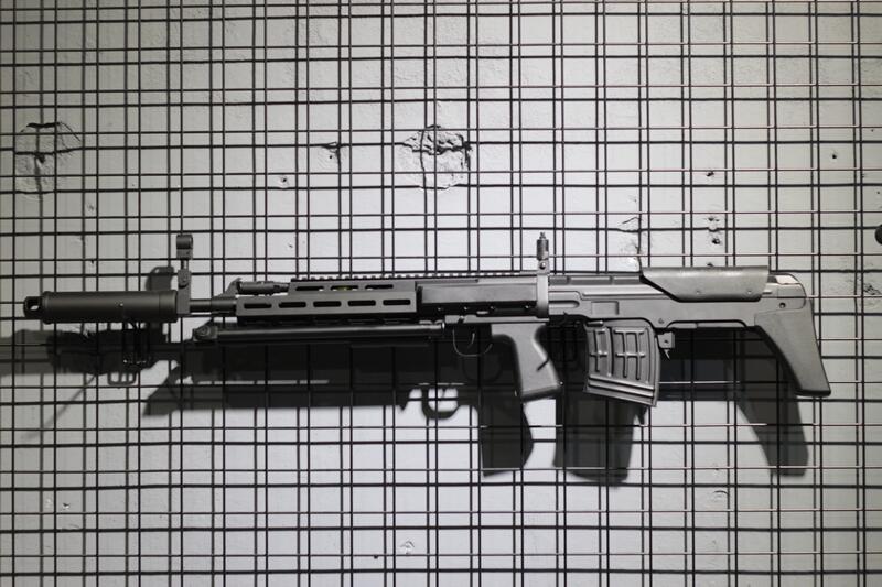 ✪義勇兵生存遊戲專賣- CYMA 司馬 SVU M-Lok 戰術魚骨版 犢牛式狙擊步槍/ 電槍 AEG