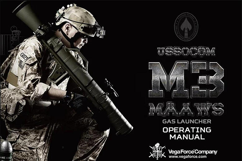✪義勇兵生存遊戲專賣- VFC US SOCOM M3 MAAWS 卡爾·古斯塔夫無後座力砲 瓦斯榴彈 火箭炮