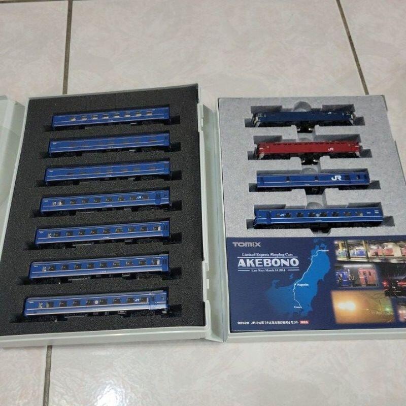 TOMIX 98928 EF81+EF64+JR24系金帶車箱「さよならあけぼの」AKEBONO 