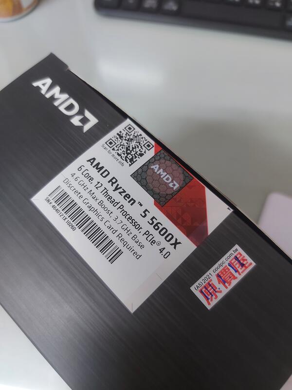 二手AMD Ryzen™ 5 5600X 桌上型電腦處理器