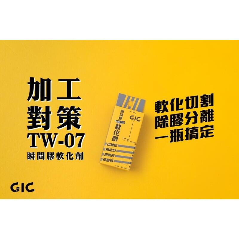 【鹿港麗王】現貨 GIC TW-07 瞬間膠軟化劑