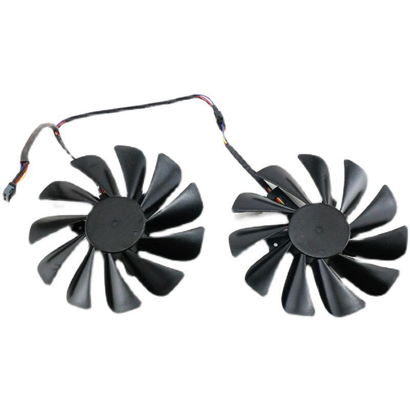 Ventole Di Ricambio Per Scheda Video POWERCOLOR RX 5700XT, Red Dragon, Raffreddamento Silenzioso