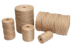 Jute Rope 1/4 Inch 100 ft 6mm Thick Natural Clothesline 1/4 Inch x 100 Ft