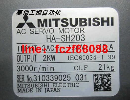 三菱 HA-SH203 Mitsubishi Servo Motor :liuliu0615041612217a:三友